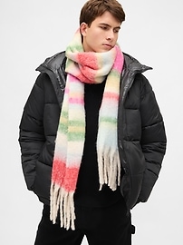 Image number 3 showing, Brushed Fringe Scarf