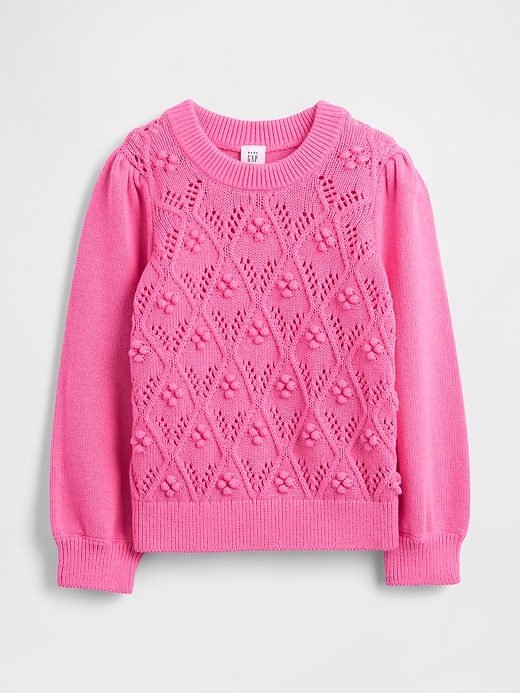 Image number 1 showing, Baby & Toddler Puff-Sleeve Sweater