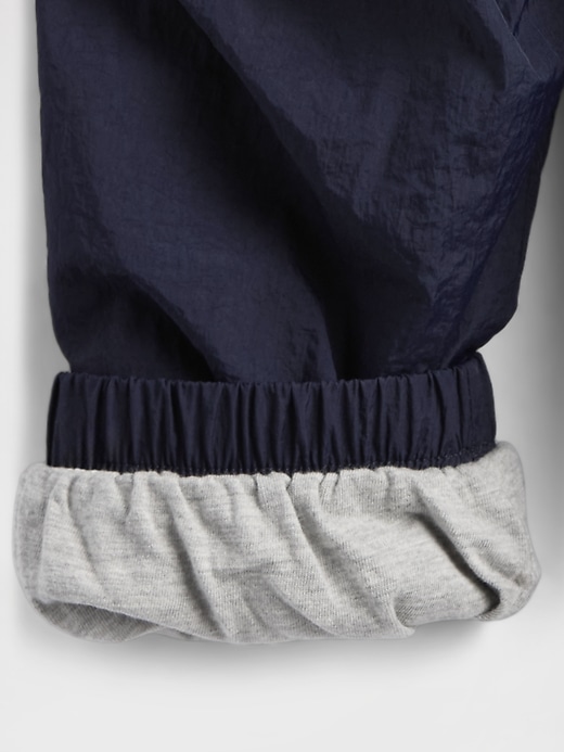 Image number 4 showing, Baby & Toddler Lined Parachute Joggers