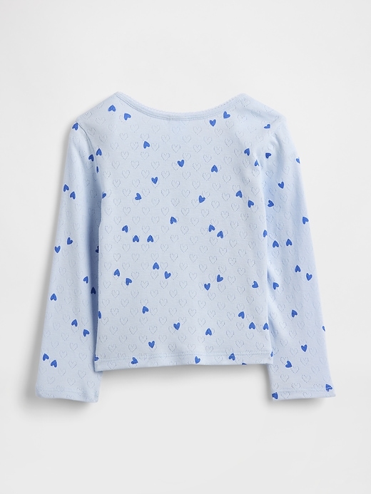 Image number 2 showing, Baby & Toddler Pointelle Henley Top