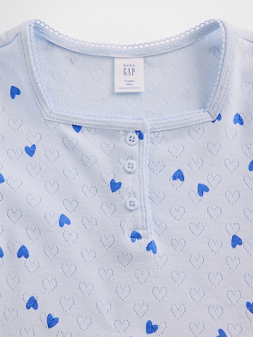 Image number 3 showing, Baby & Toddler Pointelle Henley Top