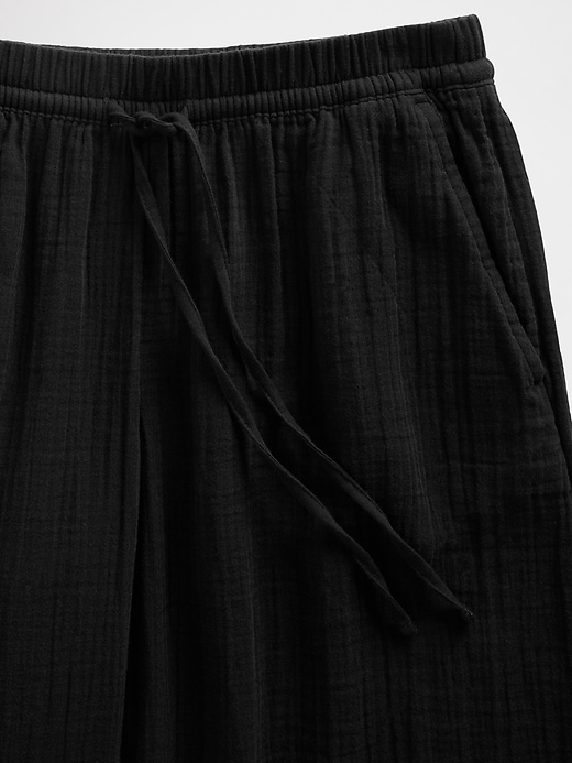 Image number 7 showing, Cotton Gauze Barrel Joggers