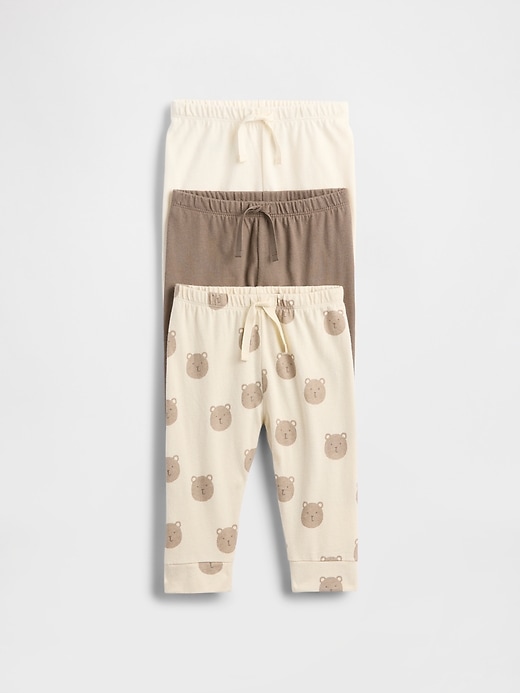 Image number 1 showing, Baby First Favorites Organic Cotton Pull-On Pants (3-Pack)