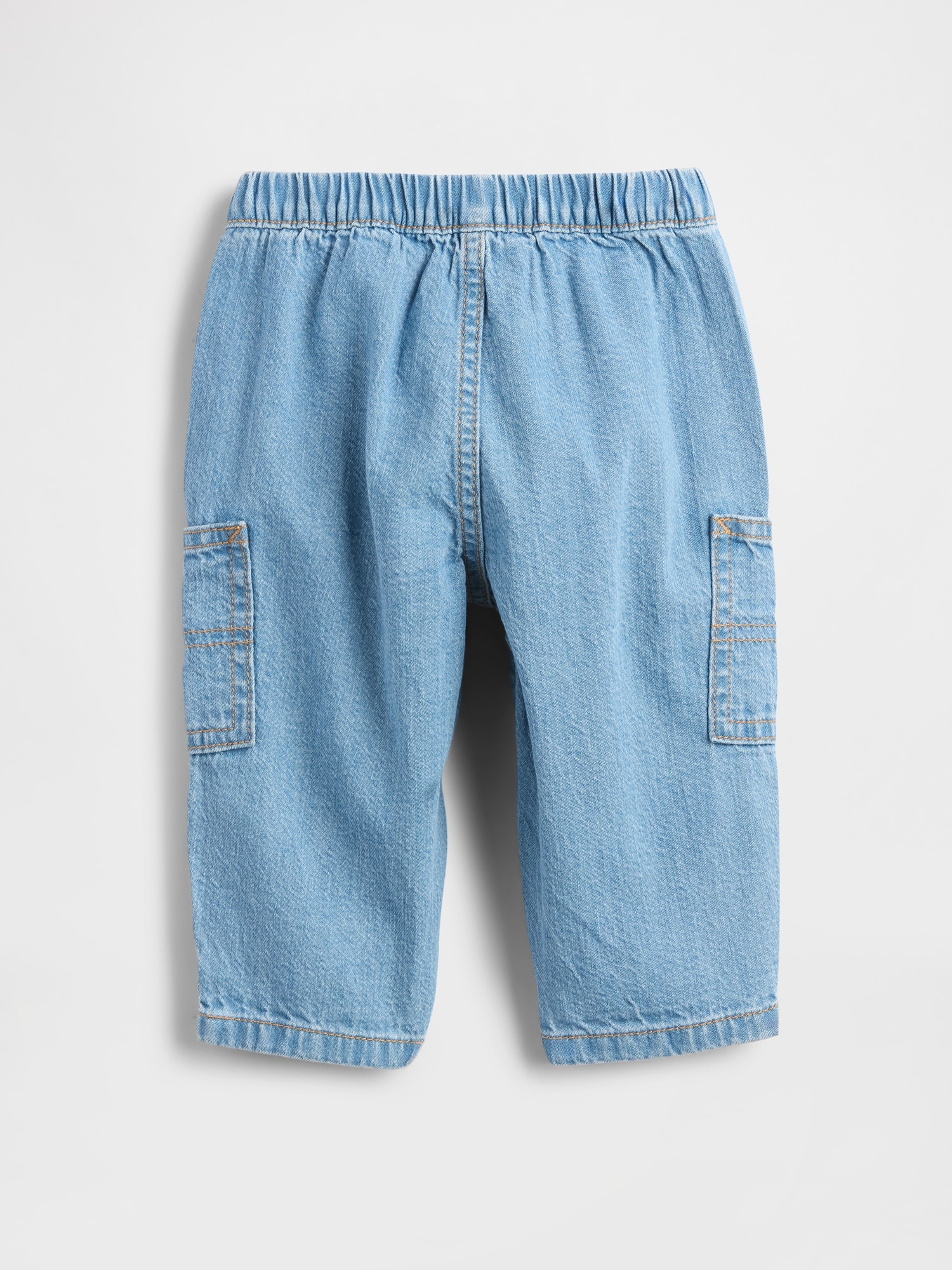 Baby Pull-On Barrel Cargo Jeans