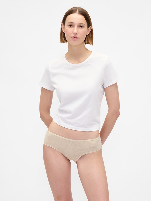 Image number 1 showing, Organic Stretch Cotton Hipster