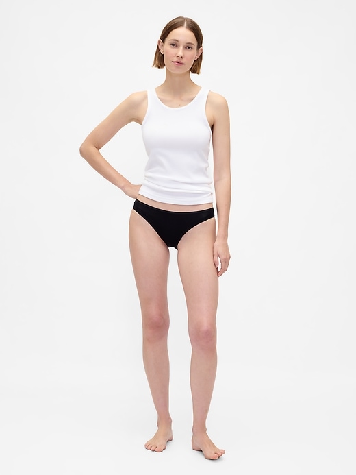 Image number 3 showing, Organic Stretch Cotton Bikini Brief (3-Pack)