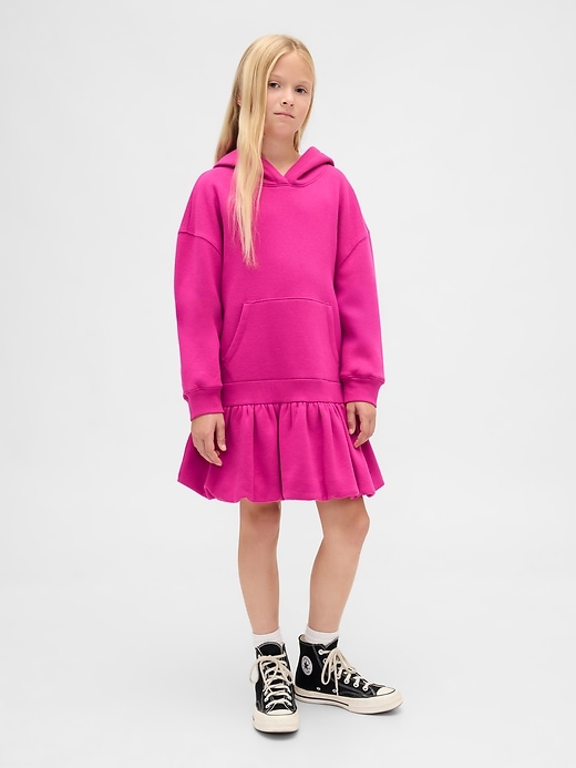 Image number 1 showing, Kids Oversized Hoodie Sweatshirt Dress