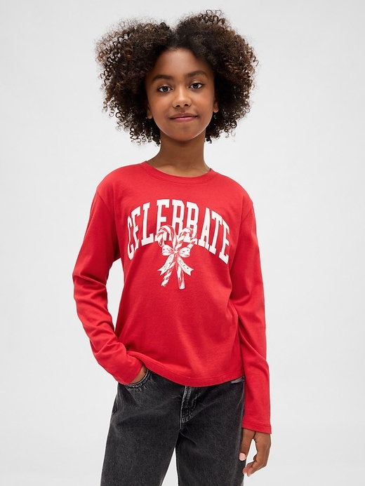 Image number 1 showing, Kids Relaxed Graphic T-Shirt