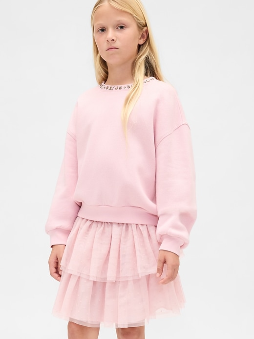 Image number 1 showing, Kids Tiered Tulle Skirt