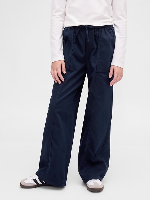 Image number 3 showing, Kids Uniform Easy Wide-Leg Pants