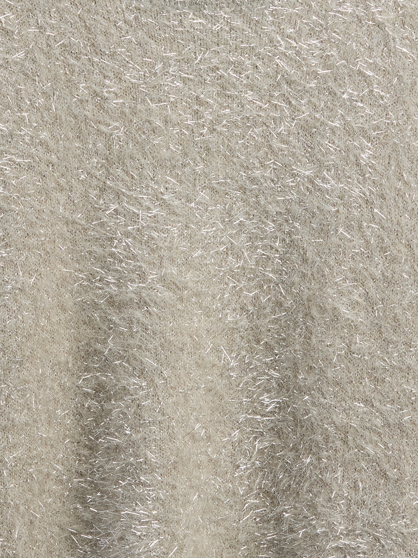 Kids Metallic Eyelash Crewneck Sweater