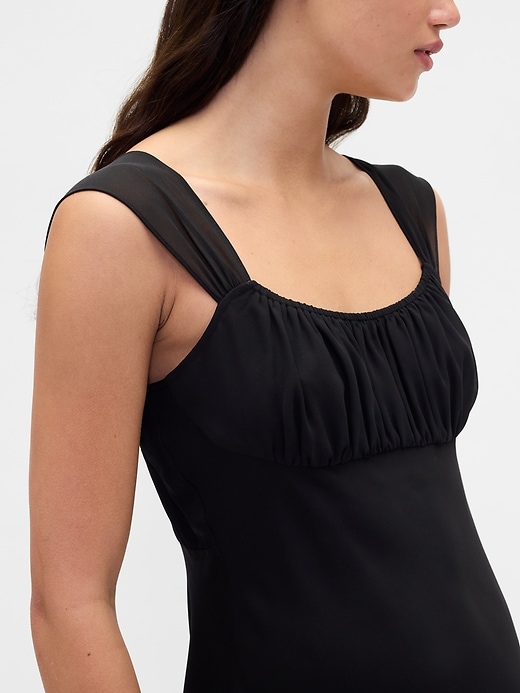 Image number 4 showing, Mixed Media Maxi Dress