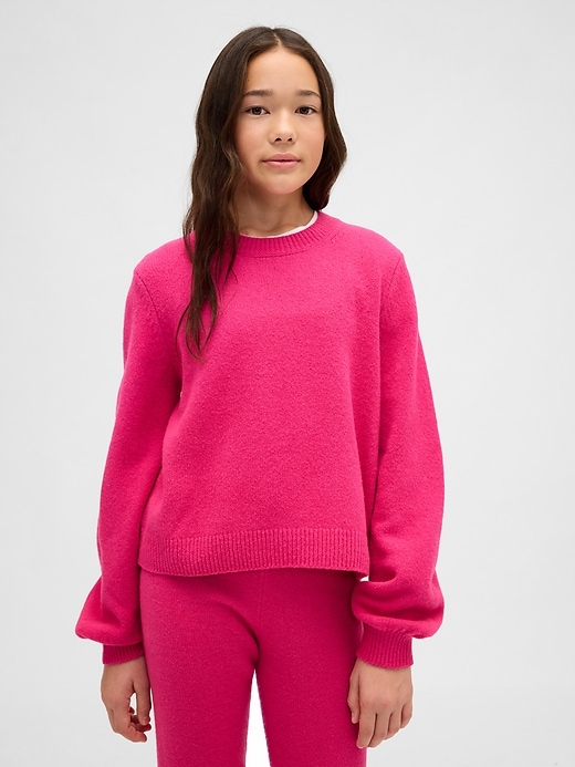 L'image numéro 1 présente Chandail ras du cou Effet cachemire pour Enfant