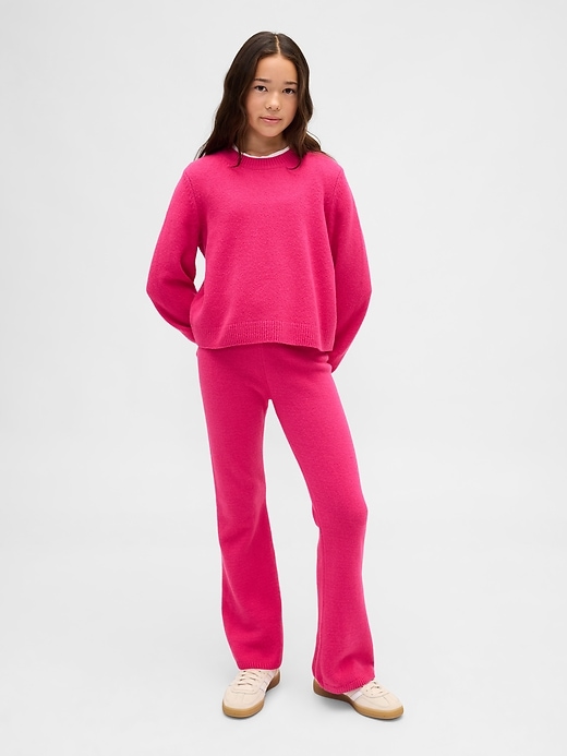 Image number 1 showing, Kids CashSoft Flare Sweater Pants