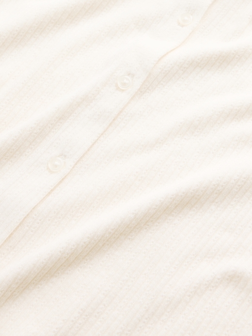 Image number 4 showing, Pointelle Cardigan