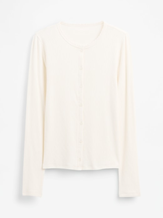 Image number 5 showing, Pointelle Cardigan