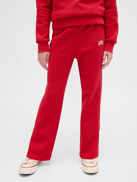 L'image numéro 3 présente Pantalon en coton ouaté à logo pour Enfant