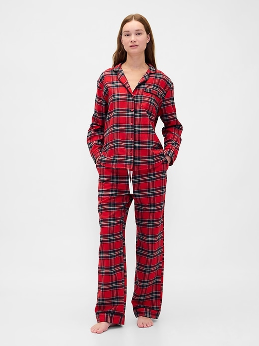 Image number 1 showing, Adult Softest Flannel PJ Set