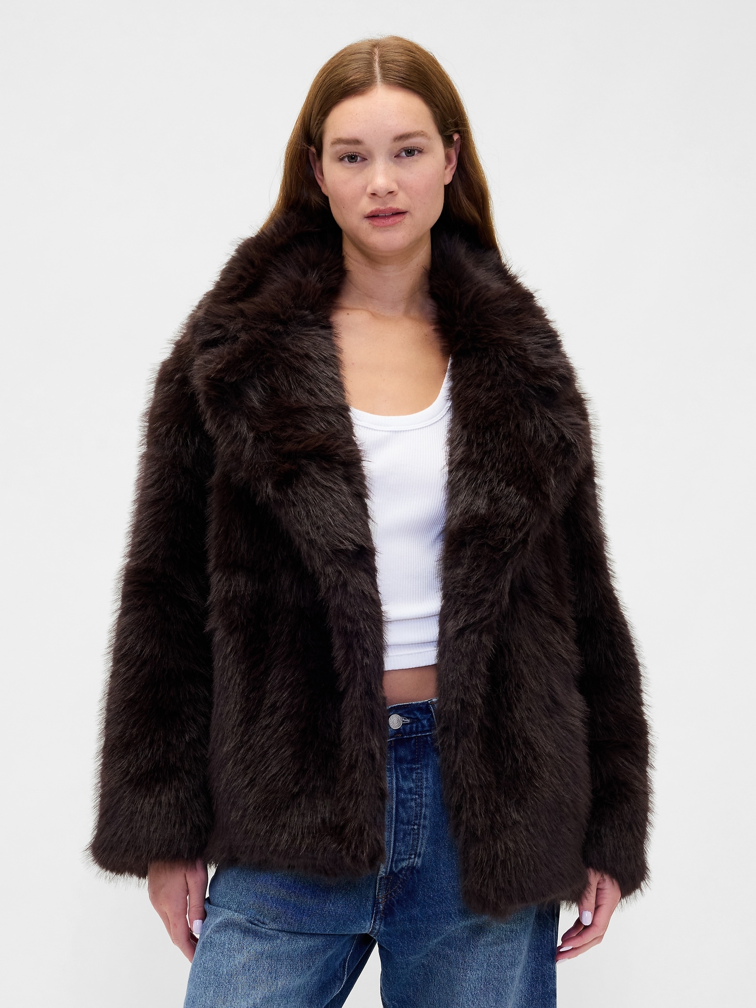 Faux Fur Coat