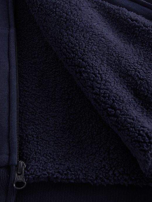 Image number 5 showing, Kids Sherpa-Lined Graphic Logo Hoodie