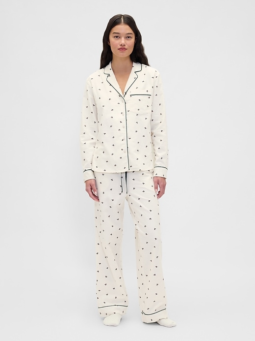 Image number 1 showing, Adult Softest Flannel PJ Set