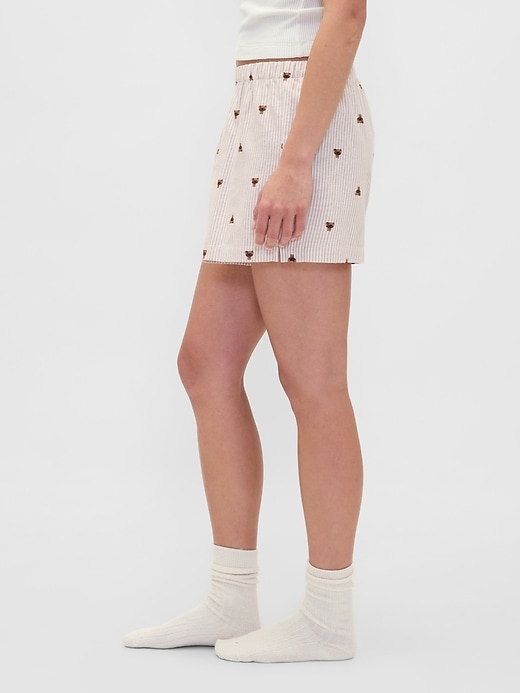 Logo Flannel Boxer Shorts