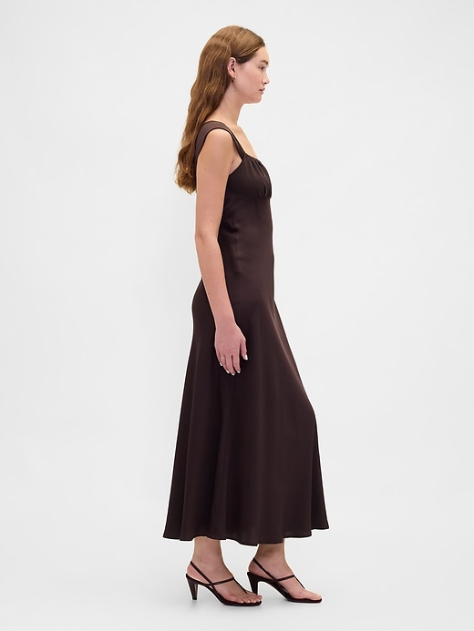 Image number 3 showing, Mixed Media Maxi Dress