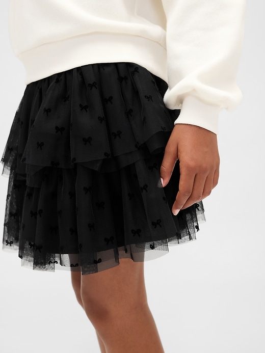 Image number 4 showing, Kids Tiered Tulle Skirt