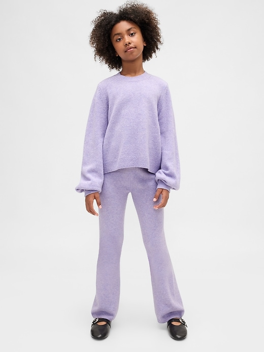 Image number 1 showing, Kids CashSoft Flare Sweater Pants