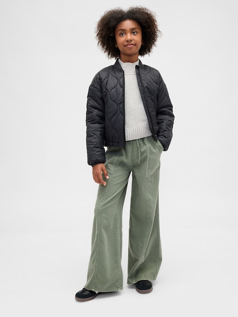 Kids Twill Baggy Pants