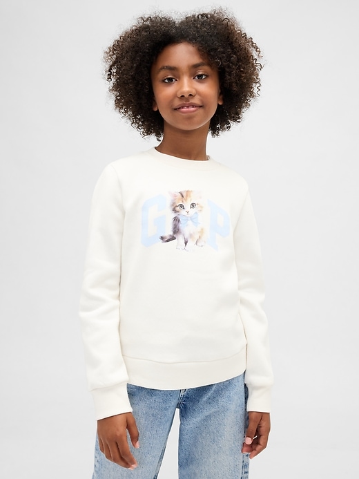 Image number 1 showing, Kids Graphic Logo Sweatshirt