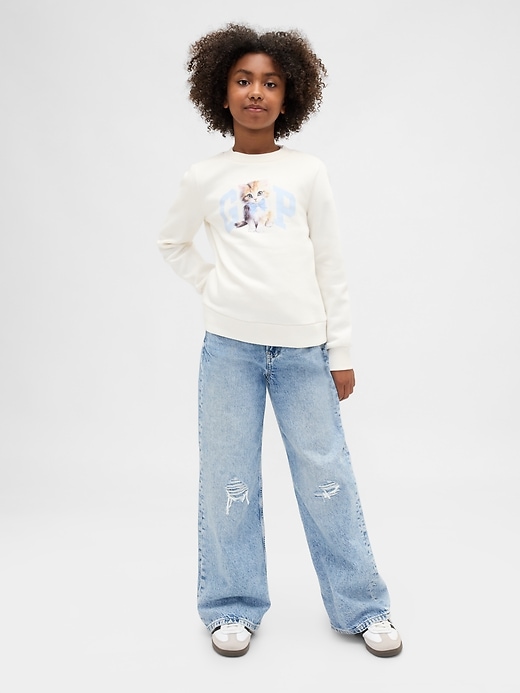 Image number 4 showing, Kids Graphic Logo Sweatshirt