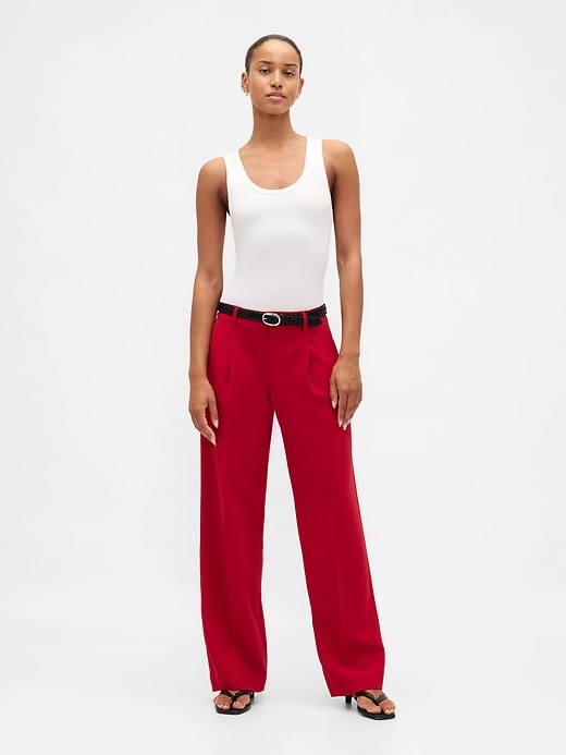 Image number 1 showing, 365 Low Rise Pleated Wide-Leg Trousers