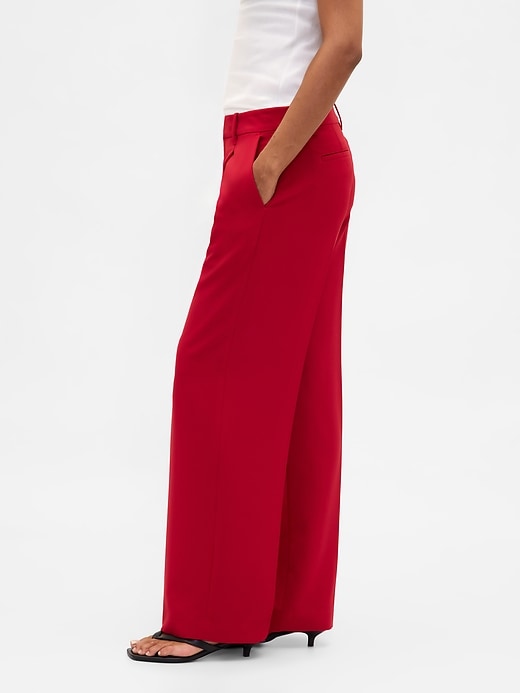 Image number 3 showing, 365 Low Rise Pleated Wide-Leg Trousers