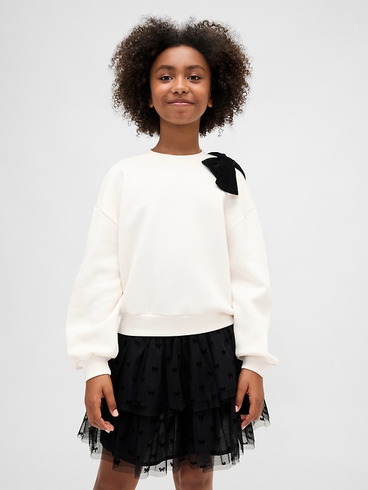 Image number 1 showing, Kids Embellished Dolman Sweatshirt