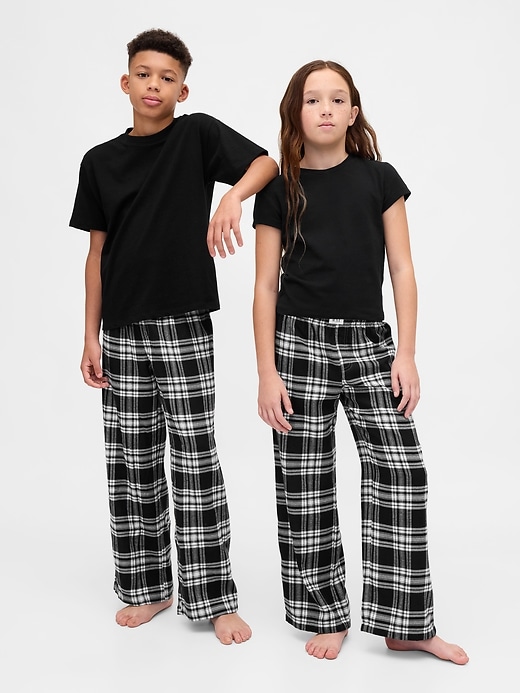Image number 1 showing, Kids Recycled Flannel PJ Pants