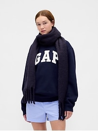 Image number 1 showing, Brushed Fringe Scarf