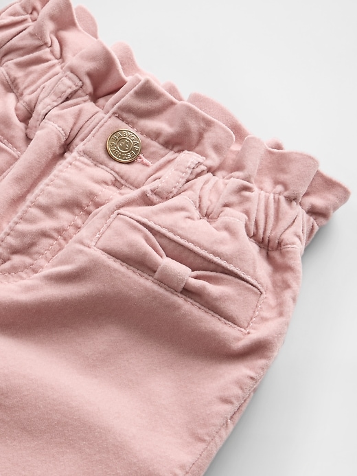 Image number 4 showing, Baby & Toddler Velvet Bow Stride Jeans