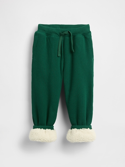 Image number 3 showing, Baby & Toddler Sherpa-Lined Thermal Joggers