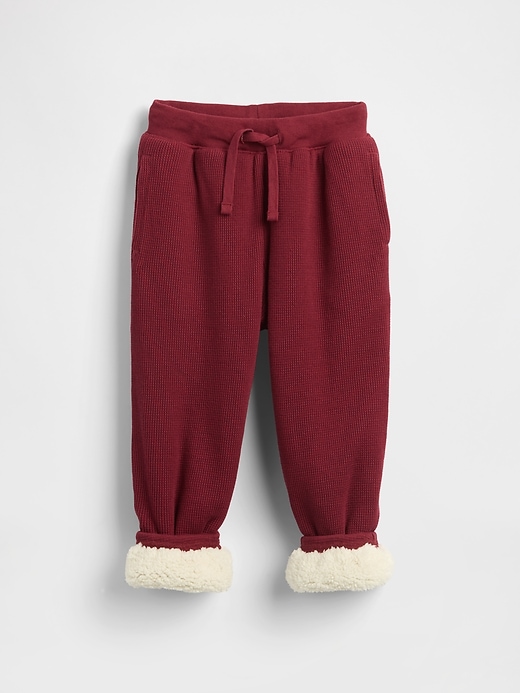 Image number 3 showing, Baby & Toddler Sherpa-Lined Thermal Joggers