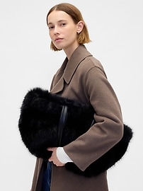 Image number 2 showing, Faux Fur Tote Bag