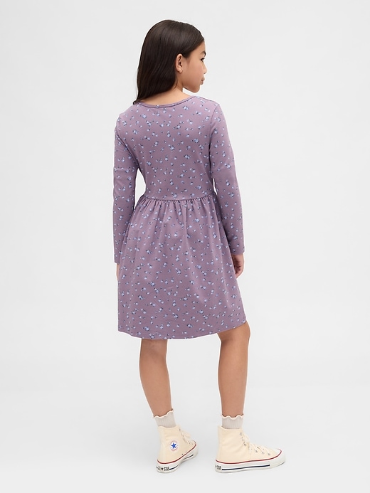 Image number 3 showing, Kids Jersey Square-Neck Dress
