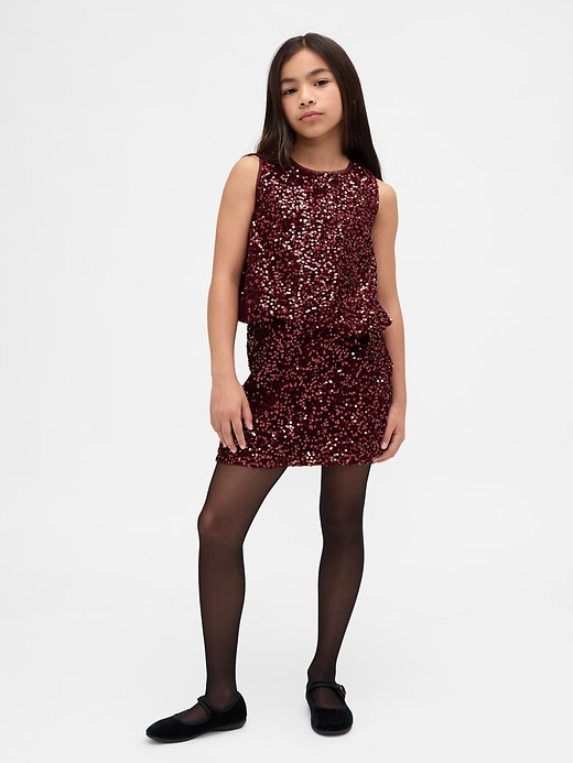 Image number 4 showing, Kids Sequin Bubble Top