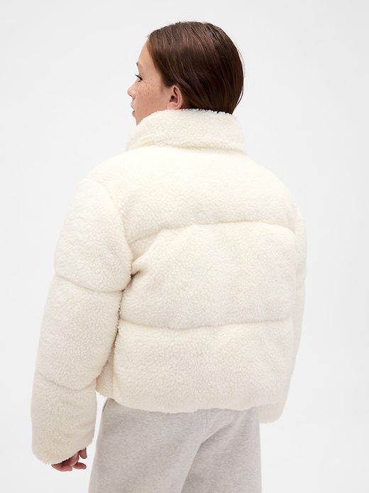 Image number 3 showing, Kids Sherpa Puffer Jacket