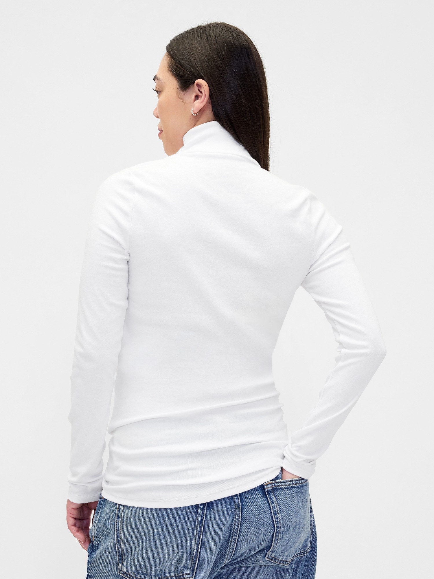 Maternity Modern Turtleneck Shirt