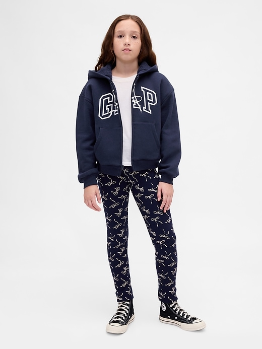 Image number 4 showing, Kids Sherpa-Lined Graphic Logo Hoodie