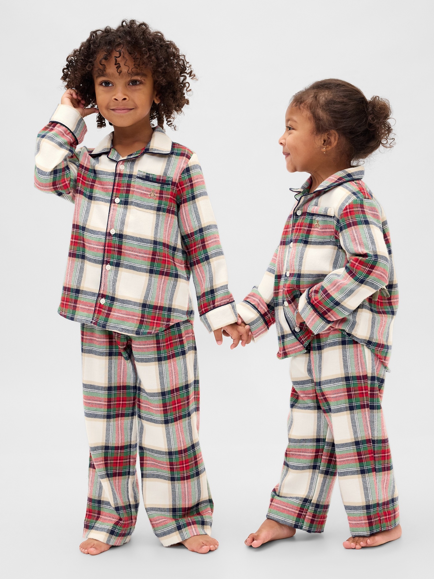 Baby & Toddler Recycled Flannel PJ Set