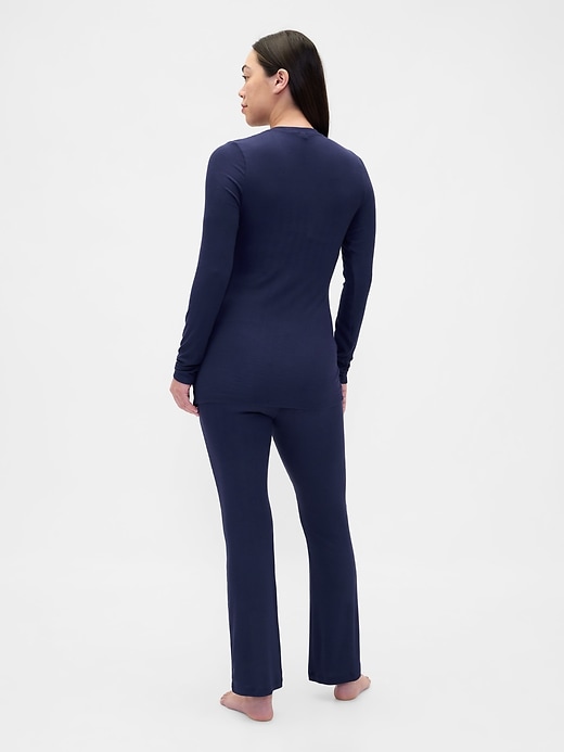 Image number 2 showing, Maternity Modal Rib PJ Set