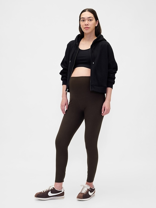 Image number 3 showing, Maternity Everyday Full Panel Leggings
