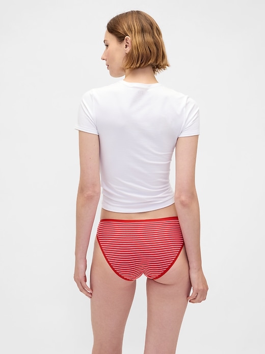 Image number 4 showing, Organic Stretch Cotton Bikini (3-Pack)